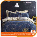 Confortável 100% poliéster novo design linda folha de cama conjunto de luxo casa têxtil